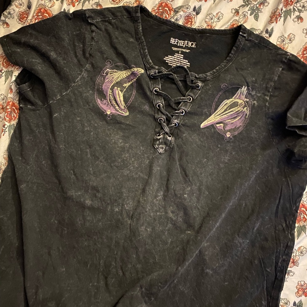 Beetlejuice womens top
